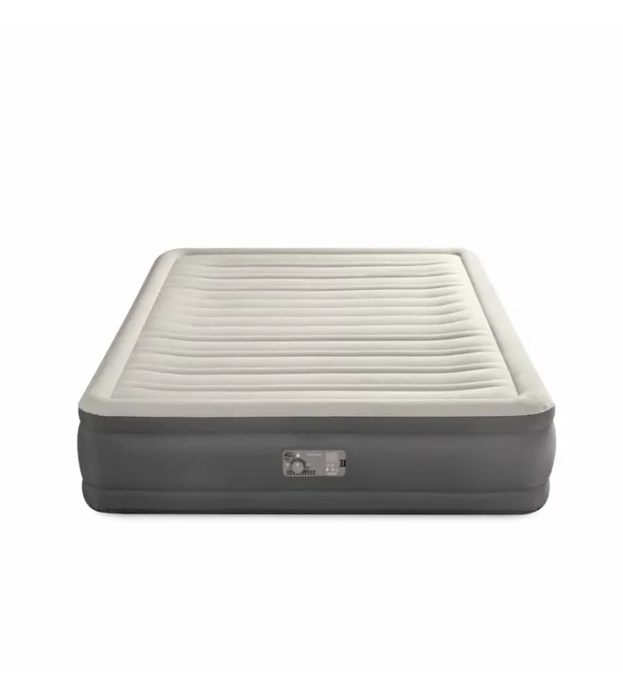 Clearance Materasso piazza e mezza gonfiabile "truaire" marrone 137x191x33 cm - cod. 64028 Campeggio