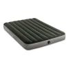 Campeggio-Intex Materasso piazza e mezza gonfiabile "airbed dura-beam standard prestige downy" con pompa a batteria verde 137x191x25 cm - cod. 64778