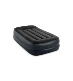 Intex Campeggio|Materasso singolo autogonfiante "airbed dura-beam pillow rest raised" colore blu scuro, 99x191x42 cm - cod. 64122nd