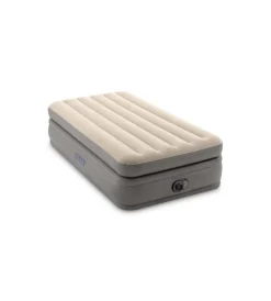 Campeggio-Intex Materasso singolo autogonfiante "airbed dura-beam prime comfort elevated" con pompa elettrica incorporata beige 99x191x51 cm - cod. 64162nd
