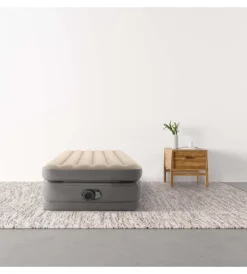 Campeggio-Intex Materasso singolo autogonfiante "airbed dura-beam prime comfort elevated" con pompa elettrica incorporata beige 99x191x51 cm - cod. 64162nd