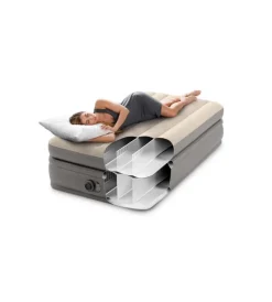 Campeggio-Intex Materasso singolo autogonfiante 