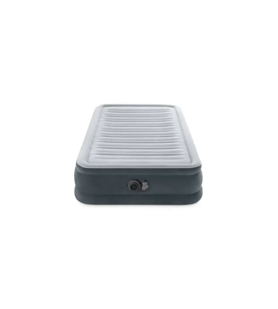 Online Materasso singolo autogonfiante "airbed dura-beam comfort-plush mid-rise" con pompa elettrica integrata grigio 99x191x33 cm - cod. 67766nd Campeggio