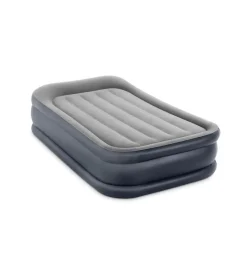 Hot Materasso singolo autogonfiante "airbed dura-beam pillow rest raised" grigio chiaro 99x191x42 cm - cod. 64132nd Campeggio
