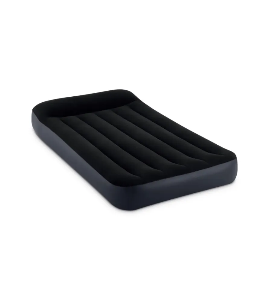 Hot Materasso singolo autogonfiante "airbed dura-beam pillow rest classic" colore blue scuro, 99x191x25 cm - cod. 64146nd Campeggio