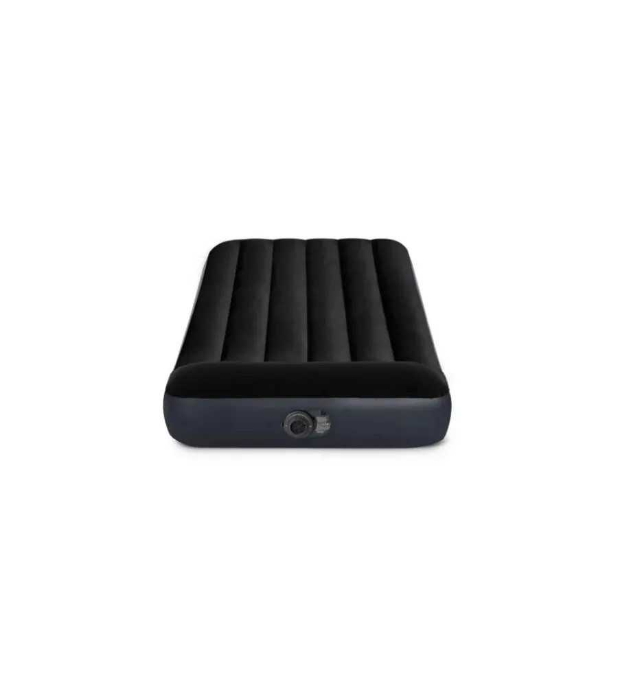 Hot Materasso singolo autogonfiante "airbed dura-beam pillow rest classic" colore blue scuro, 99x191x25 cm - cod. 64146nd Campeggio