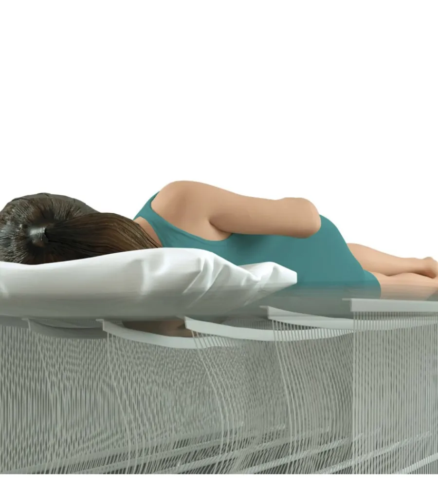 Hot Materasso singolo autogonfiante "airbed dura-beam pillow rest classic" colore blue scuro, 99x191x25 cm - cod. 64146nd Campeggio