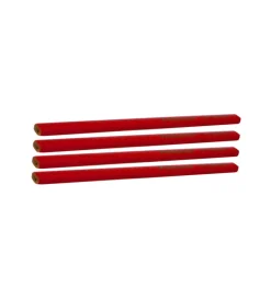 Nespoli Strumenti Di Misurazione|Matita carpentiere ovale da 25 cm - 4 pezzi.