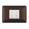 New Matix placca 3p marrone caffe - bticino. Serie Civili