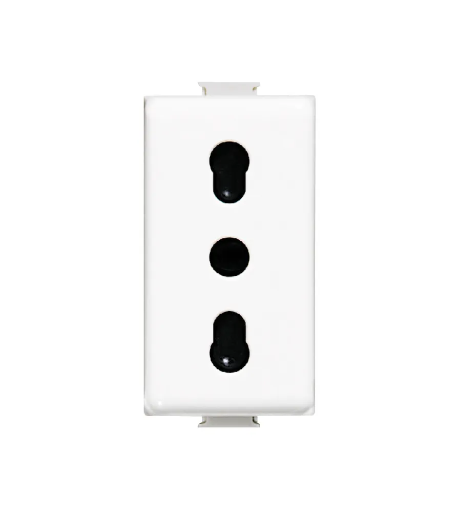 Serie Civili|Matix presa corrente 10/16a sam5180f - bticino