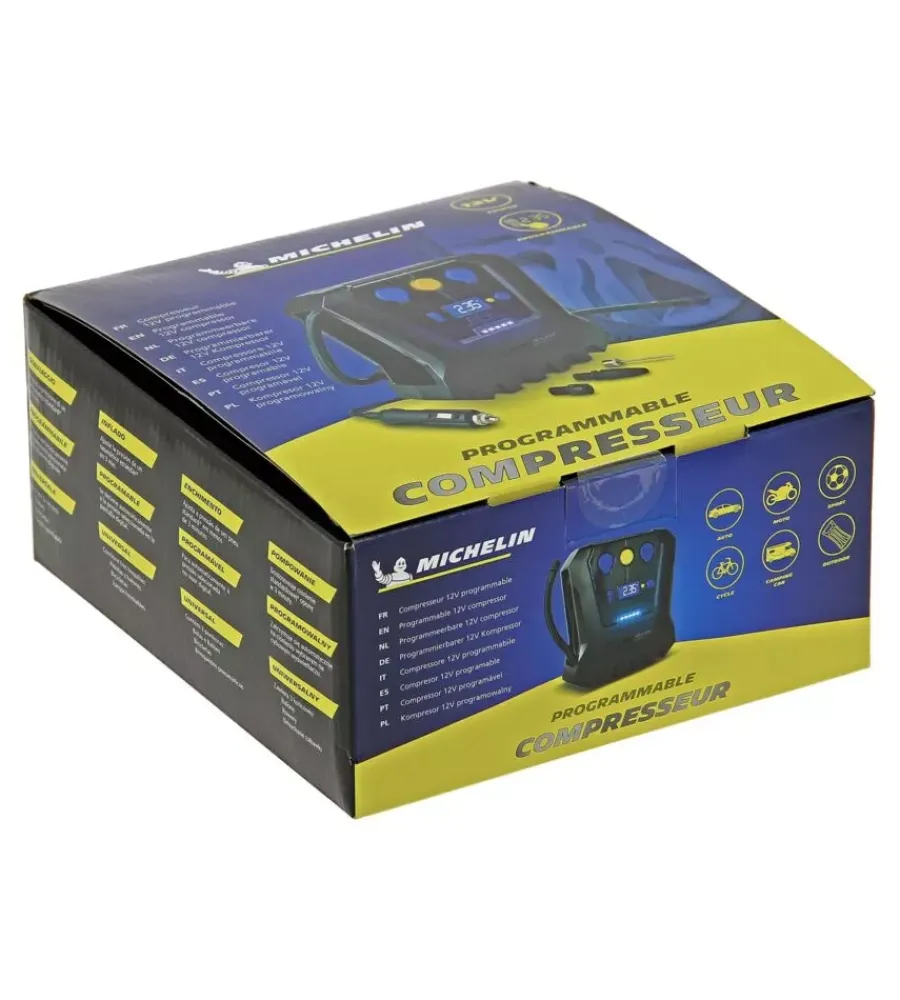 Mini compressore digitale 12v 7 bar Garage E Manutenzione