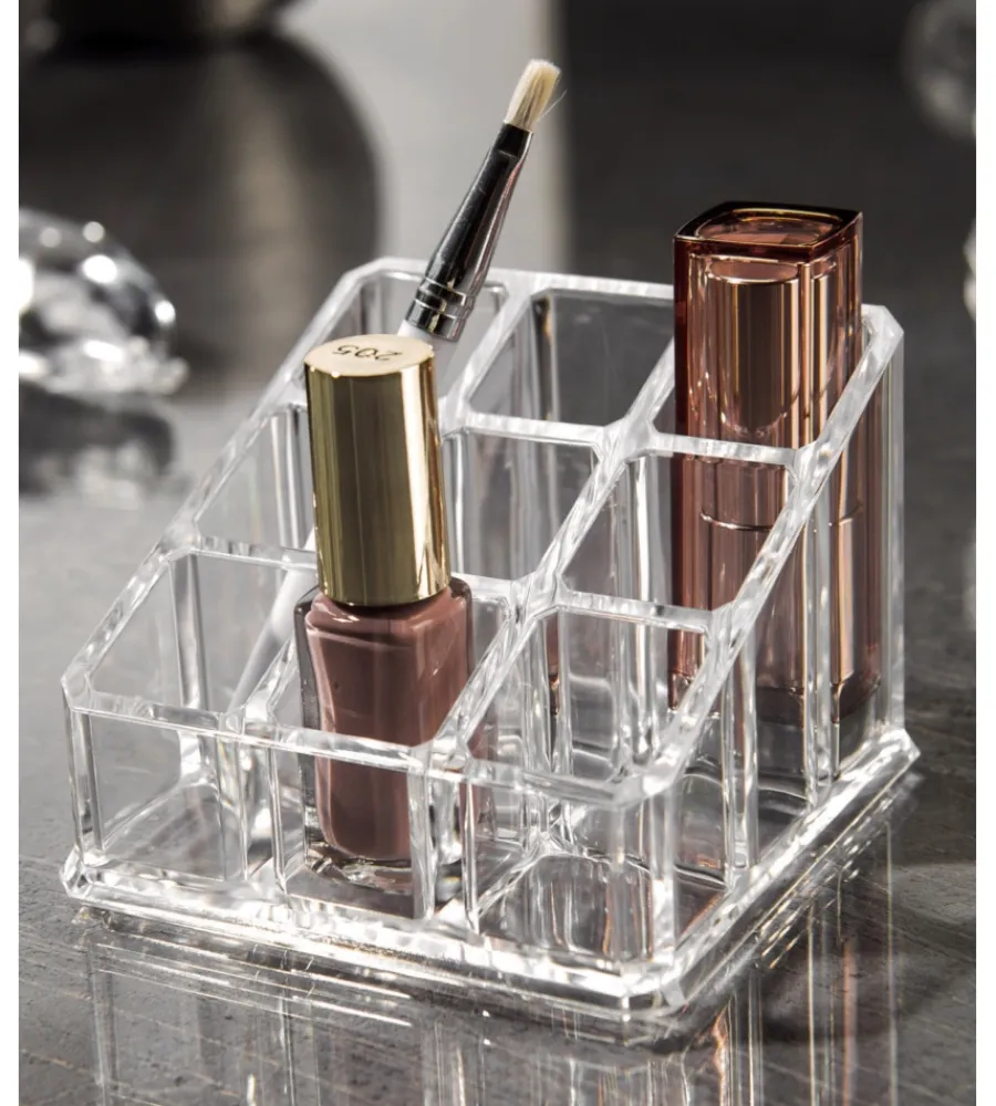 Accessori Bagno- Mini organizer quadrato 9x9x4.5cm
