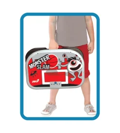 Giochi E Casette Bimbo- Mini piantana basket per bambini monster slam