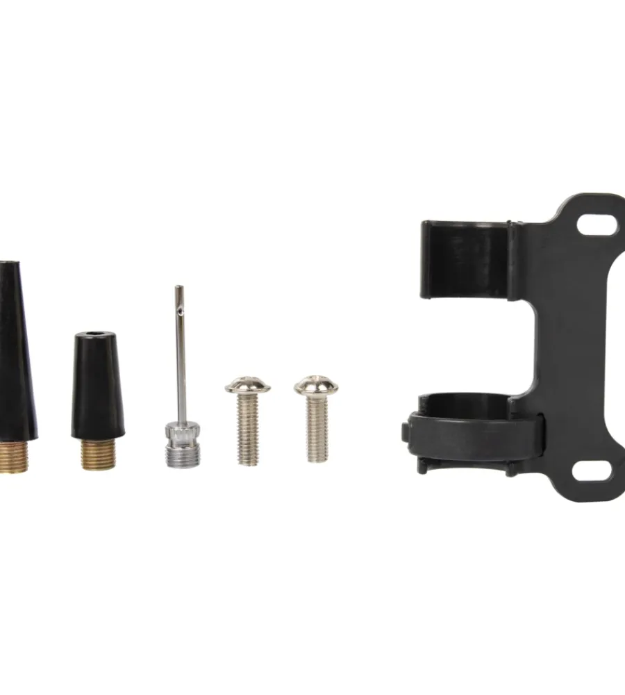 Bici-Sparco Mini pompa per bicicletta in alluminio gialla
