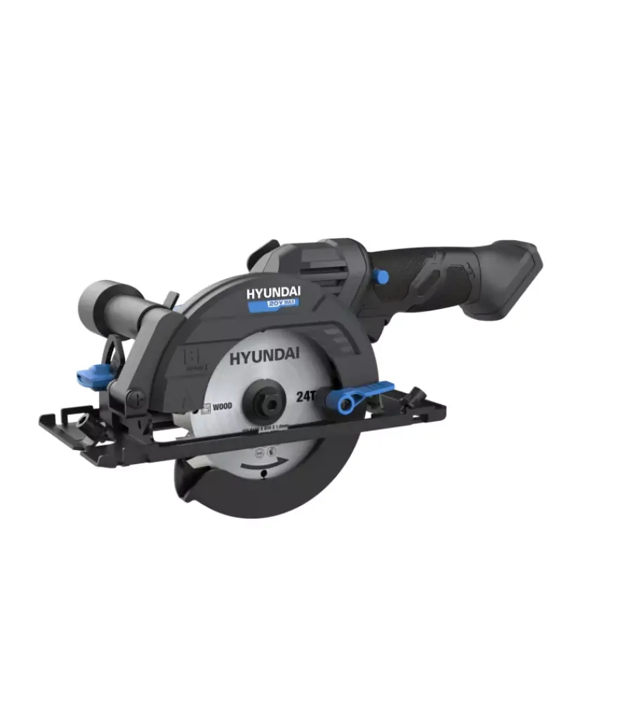 Seghe Circolari Ad Immersione-Hyundai Mini sega circolare a batteria diametro 120 mm 20v, solo corpo macchina - cod. 25867