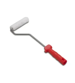 Rulli-Minirulli-Pertiche|Minirullo poliestere bianco - manico corto polipro.