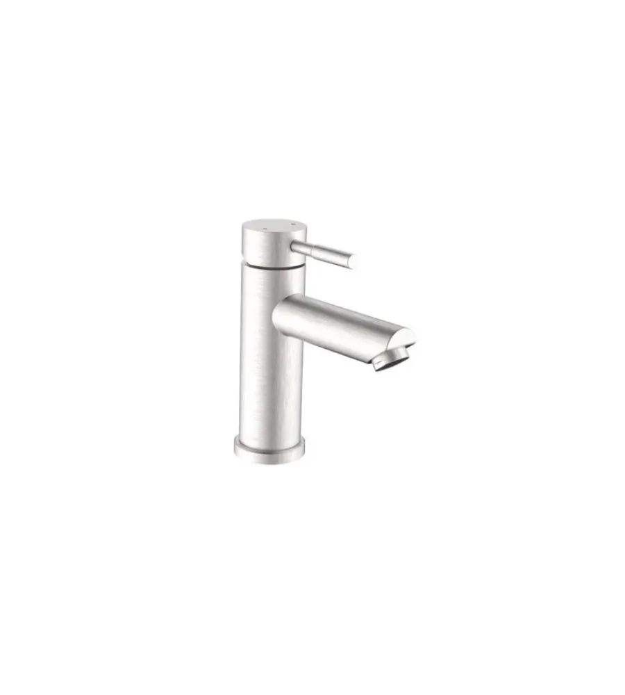 Rubinetti Bagno- Miscelatore "antea" acciaio spazzolato per lavabo