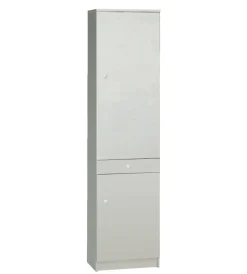 Sarmog Mobili Multiuso|Mobile 2 ante e 1 cassetto bianco opaco, 46x183x34 cm
