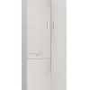 Mobili Multiuso-Sarmog Mobile 3 ante e 1 cassetto bianco  fiammato, 76,8x34,3x179 cm