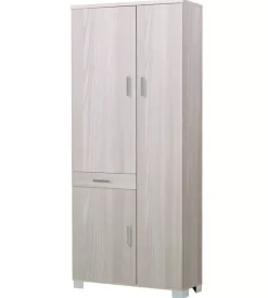 Clearance Mobile 3 ante e 1 cassetto olmo chiaro, 76,8x34,3x179 cm Mobili Multiuso