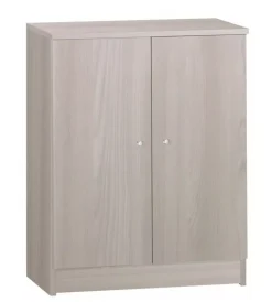 Sarmog Mobili Multiuso|Mobile 2 ante olmo chiaro, 62x80x34 cm