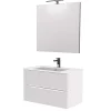 Mobili Bagno-Decor Bagno Mobile bagno "canaletto" bianco opaco, 80 cm