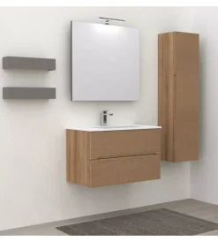 Mobili Bagno-Decor Bagno Mobile bagno "canaletto" rovere, 80 cm