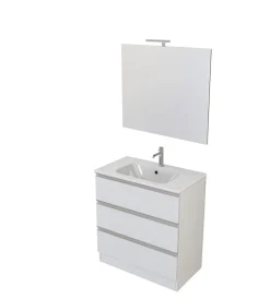 Decor Bagno Mobili Bagno|Mobile bagno "canova" bianco opaco, 80 cm