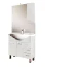 Mobili Bagno- Mobile bagno "gaia" 2 ante, 3 cassetti e 1 colonnina, 85x50x200 cm