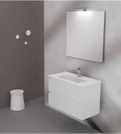 Decor Bagno Mobili Bagno|Mobile bagno "leonardo" bianco, 80 cm