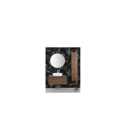 Mobili Bagno- Mobile bagno "ravello" noce, 90x46x40 cm