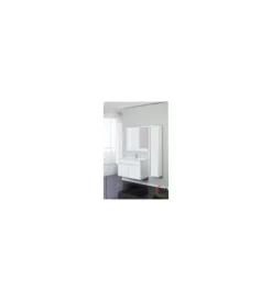 Mobili Bagno|Mobile bagno sospeso "fabula" con 2 ante bianco laccato, 90x47x57 cm