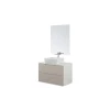 Mobili Bagno|Mobile bagno sospeso "furore" tortora, 90x46x58,5 cm