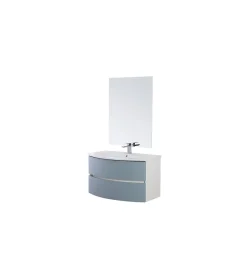 Discount Mobile bagno sospeso "maiori" azzurro polvere, 91,5x51x50 cm Mobili Bagno