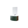 Mobili Bagno- Mobile bagno sospeso "maiori" verde bottiglia, 91,5x51x50 cm