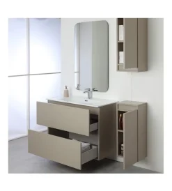 Online Mobile bagno sospeso "pastello" tortora, 90x47x60 cm Mobili Bagno