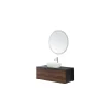 Mobile bagno sospeso "ravello" noce, 110x46x40 cm Mobili Bagno