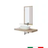 Sale Mobile bagno sospeso "shelf" finitura rovere, 120x50x8 cm Mobili Bagno