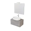 Discount Mobile bagno "tintoretto" cemento, 80 cm Mobili Bagno