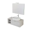 Mobili Bagno-Decor Bagno Mobile bagno "tintoretto" grigio chiaro, 110 cm