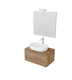 Decor Bagno Mobili Bagno|Mobile bagno "tintoretto" rovere, 80 cm