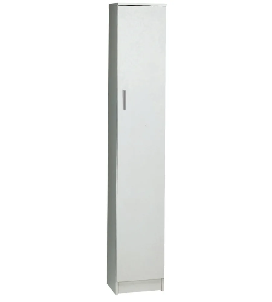 Outlet Mobile colonna bianco fiammato, 31x183x34 cm Mobili Multiuso