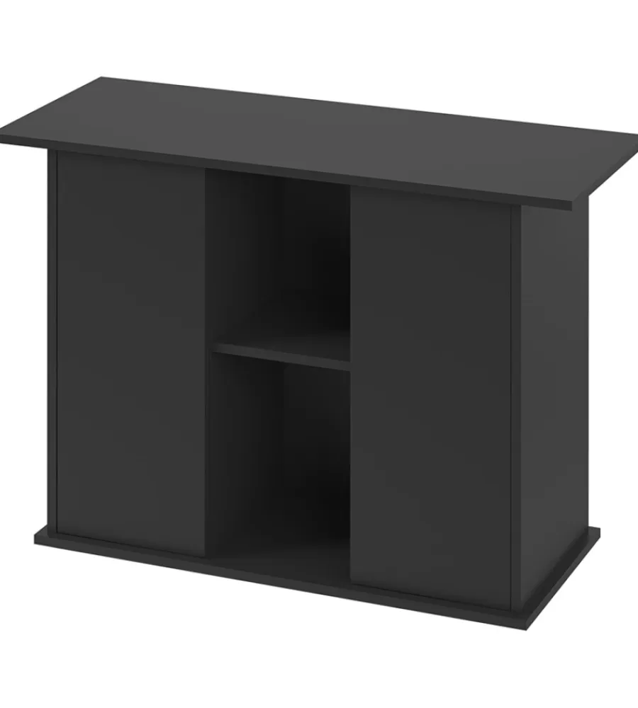 Acquariologia-Ferplast Mobile in legno per acquario - stand bubai 100 nero, 101 x 41 x h 73 cm -