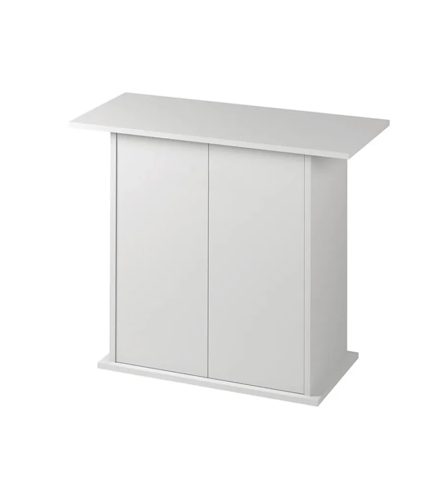 Acquariologia-Ferplast Mobile in legno per acquario - stand bubai 80 bianco, 81 x 36 x h 73 cm -