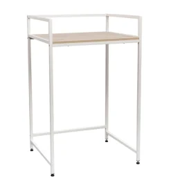 Mobiletti Multiuso|Mobile lavatrice "janet" bianco e legno, 68x60x107 cm