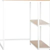 Clearance Mobile lavatrice "janet" bianco e legno, 90x60x93 cm Mobiletti Multiuso