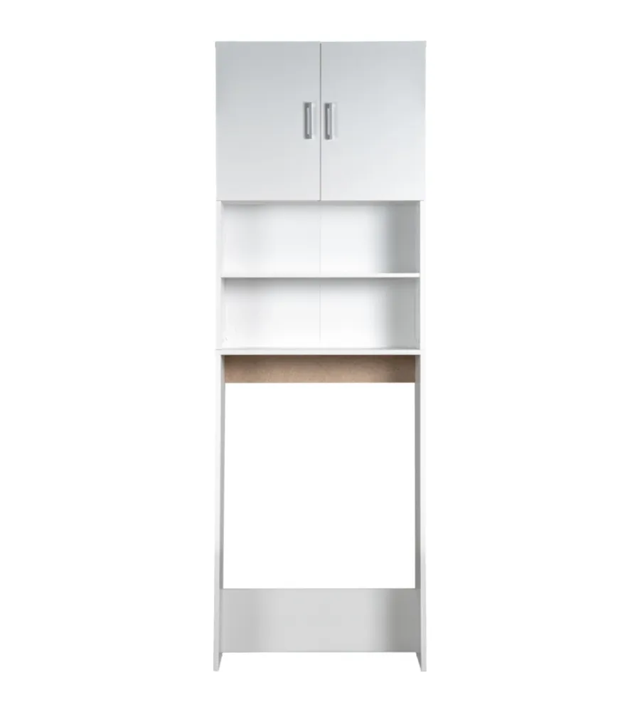Mobiletti Multiuso|Mobile lavatrice salvaspazio "wash" colore bianco, 64x24x190 cm