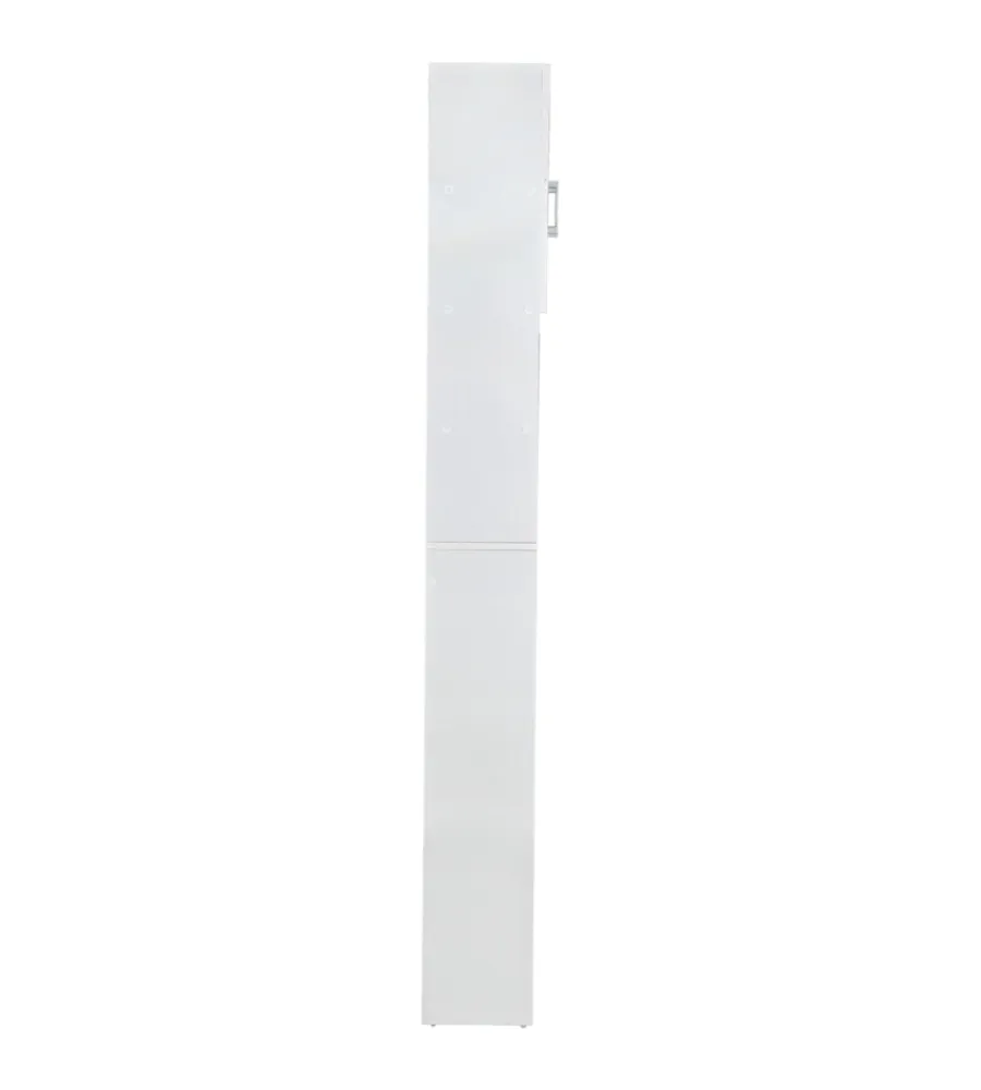 Mobiletti Multiuso|Mobile lavatrice salvaspazio "wash" colore bianco, 64x24x190 cm