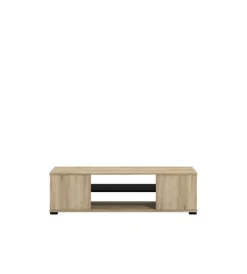 BellaHome Pareti Soggiorno E Porta Tv|Mobile porta tv "valencia" quercia, 120x40x34 cm