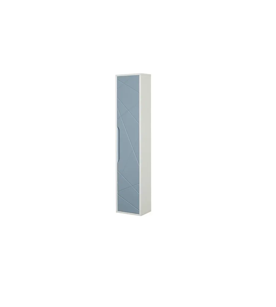 Mobiletti Multiuso- Mobile sospeso "furore" azzurro polvere, 30x24x150 cm